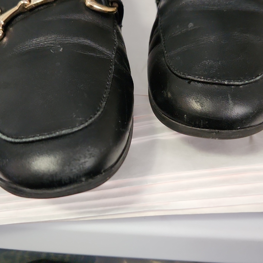 alfani step flex gayle black leather loafers - Picture 10 of 11